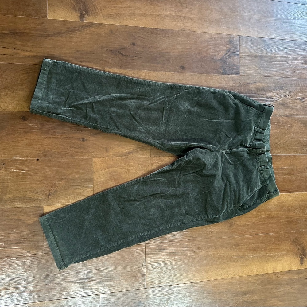 Army green Craft & Borrow corduroy pants